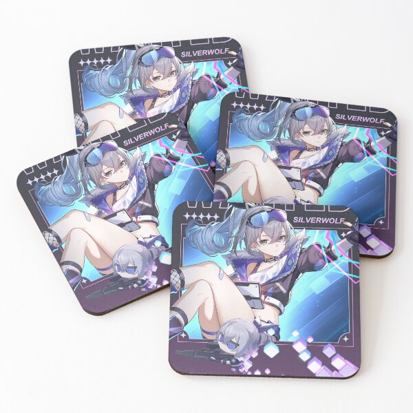Item preview, Silverwolf Wanted Poster Honkai Star Rail designed and sold by YINartzz.