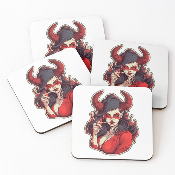 Item preview, Evil Girl | Classic T-Shirt, Sticker designed and sold by NicolasGlowArt.