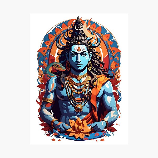 ARAkri - Lord Shiva Parvati Ardhnarishwar Frame Poster For wall Decoration  Home office restaurant cafe hotel - Religious Poster - shiv/Mahadev Wall  painting art (13.5 inch x 17.5 inch) : Amazon.in: Home & Kitchen