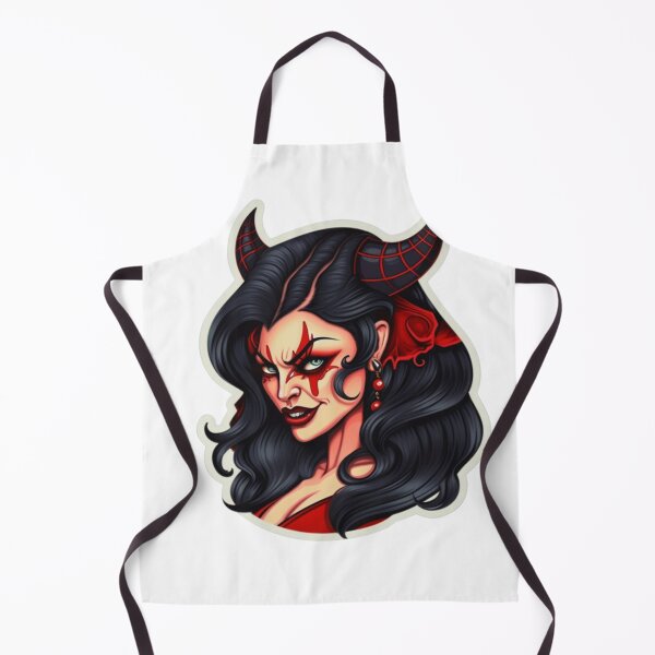 Item preview, Evil Demon Girl | Classic T-Shirt, Sticker designed and sold by NicolasGlowArt.