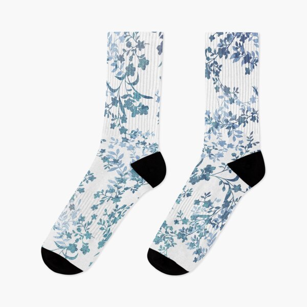 Item preview, blue, sunset, flower, floral, watercolors, rose, boho, ethnic, designed and sold by mintdiamond21.