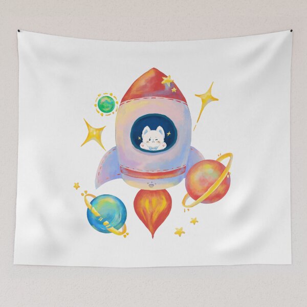 Item preview, Colorful Space Journey designed and sold by CelesSiArt.