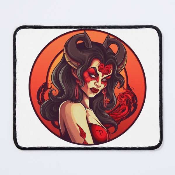 Item preview, Evil Masked Girl | Classic T-Shirt, Sticker designed and sold by NicolasGlowArt.