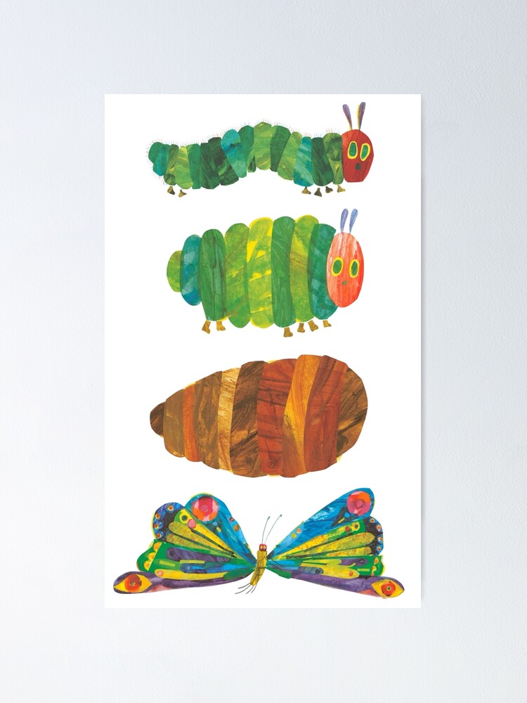 "The Very Hungry Caterpillar " Poster for Sale by mabelsyrupshop ...
