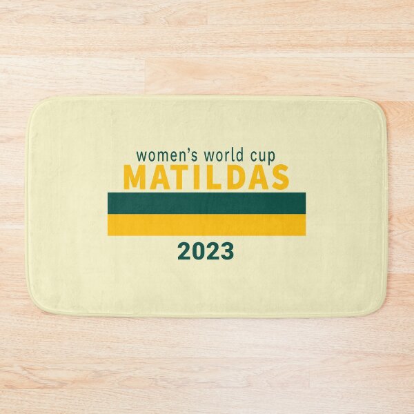 Item preview, Matildas Woman Soccer World Cup 2023, Australian Womens Soccer/ Green and yellow strips designed and sold by SoloAutenica.