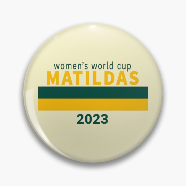 Item preview, Matildas Woman Soccer World Cup 2023, Australian Womens Soccer/ Green and yellow strips designed and sold by SoloAutenica.