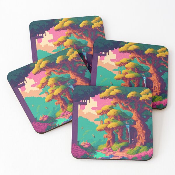 Item preview, Pixel Perfection: A Contemporary Twist of Vibrant Colors designed and sold by RedArtG09.