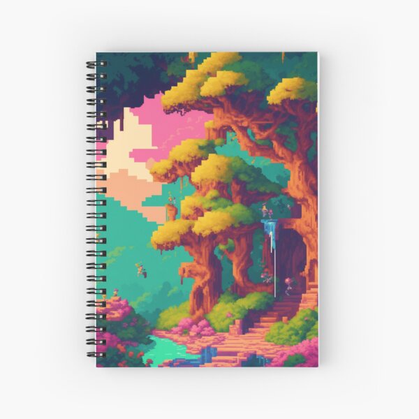 8 Bit Art Spiral Notebooks for Sale | Redbubble