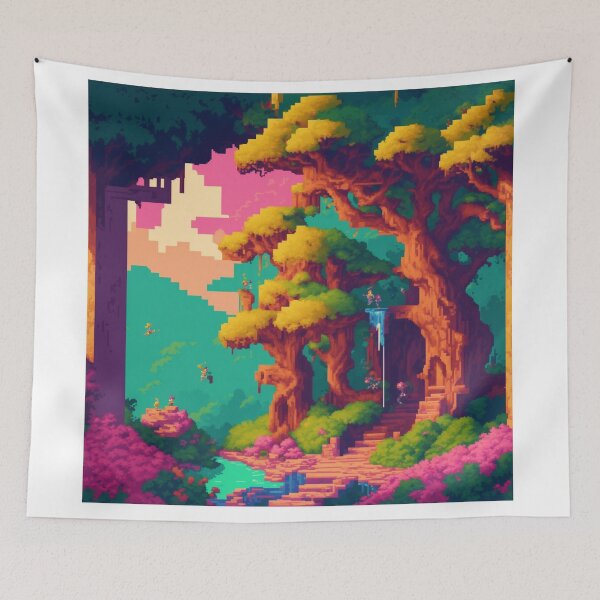 Item preview, Pixel Perfection: A Contemporary Twist of Vibrant Colors designed and sold by RedArtG09.