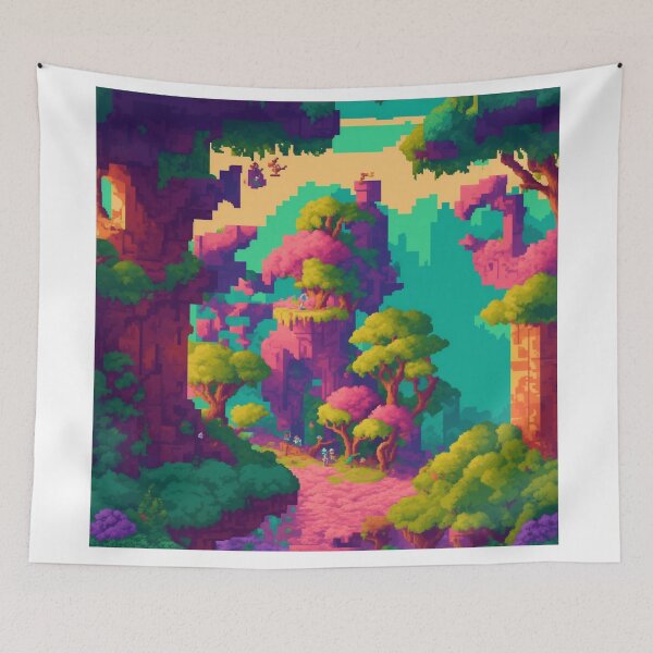 Item preview, Modern Pixel Art: Intricate Details and Vibrant Contemporary Flair designed and sold by RedArtG09.