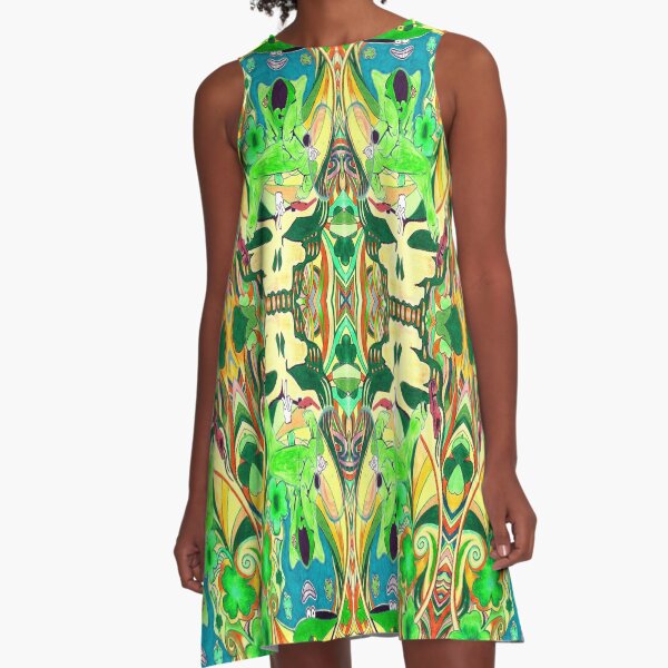 Shamr0ck Shaked0wn A-Line Dress