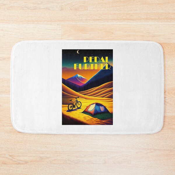 Item preview, Pedal Further Bikepacking Mountains designed and sold by Esskay Designs.