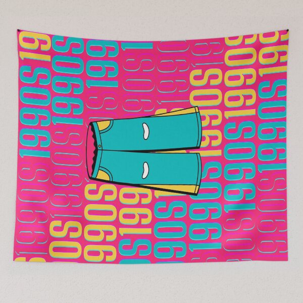 Item preview, 1990s retro design 14 - OG Pink Background designed and sold by PunjabanJatti.