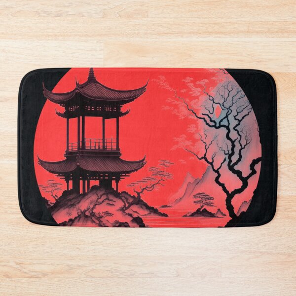 Item preview, Japanese pagoda between trees designed and sold by apicon.