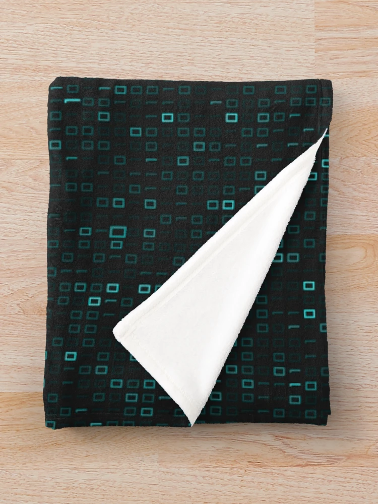 Thumbnail 3 of 6, Throw Blanket, cybersecurity programming script binary designed and sold by NiamLab.