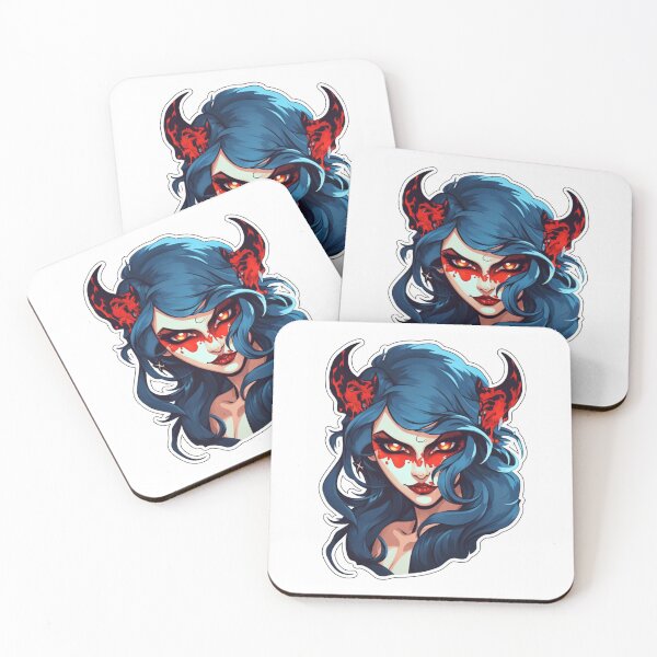 Item preview, Evil Girl | Classic T-Shirt, Sticker designed and sold by NicolasGlowArt.