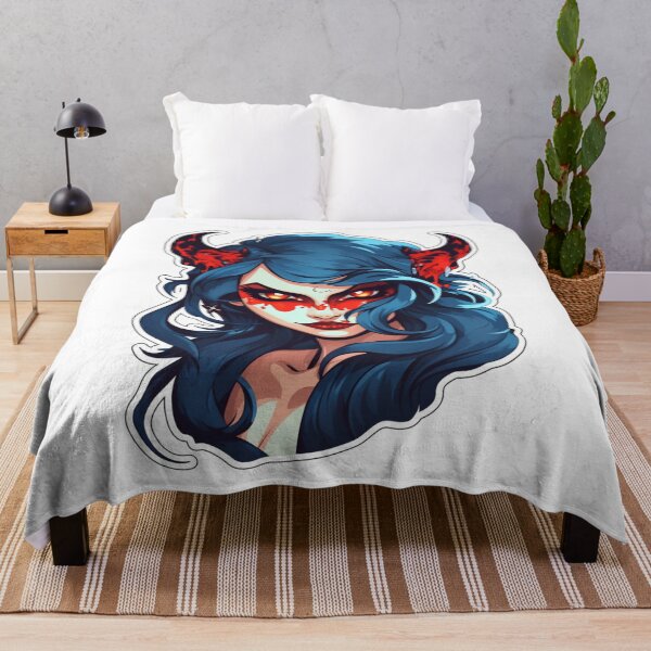 Item preview, Evil Girl | Classic T-Shirt, Sticker designed and sold by NicolasGlowArt.