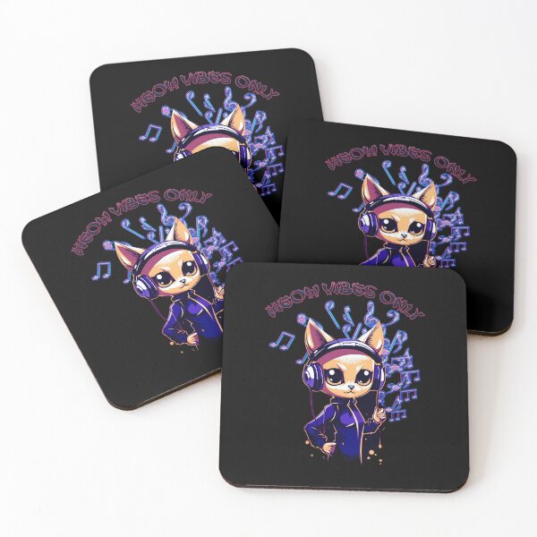 Item preview, Meow Vibes Only - Music-Loving Cat designed and sold by Myth Whisperers.