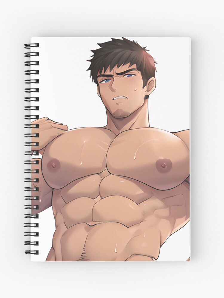 How to draw muscular anime boy. Anime bodybuilding 