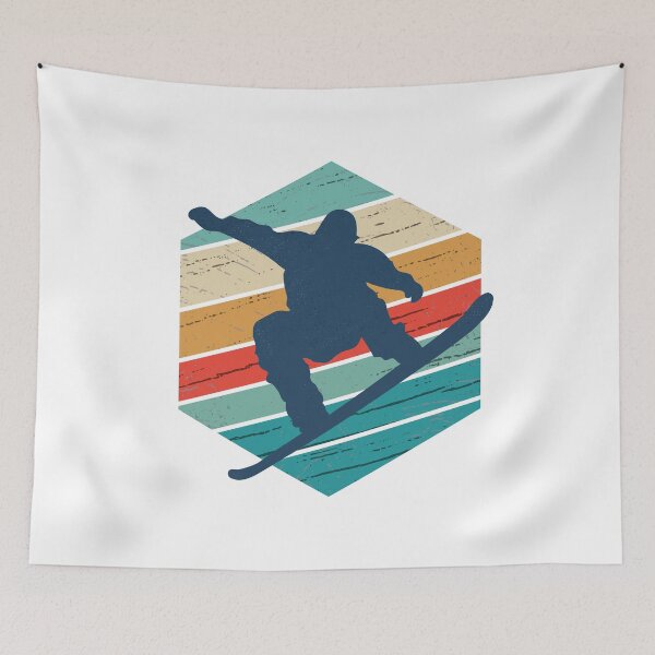 Item preview, Retro Look Snowboarder, Snowboarding Motive designed and sold by MarkusShirts.