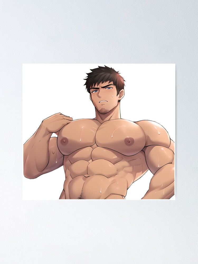 Premium Photo | Posing Guy with Fabric Muscular and Tattooed Shirtless in  The Forest Anime Illustration