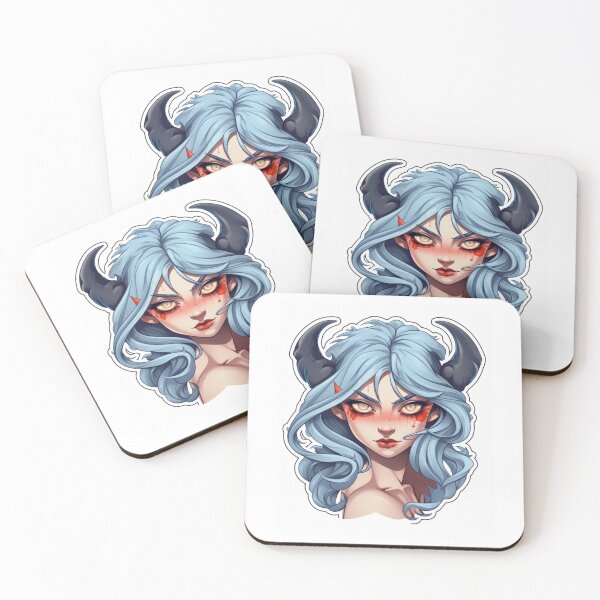 Item preview, Cute Demon Girl | Classic T-Shirt, Sticker designed and sold by NicolasGlowArt.