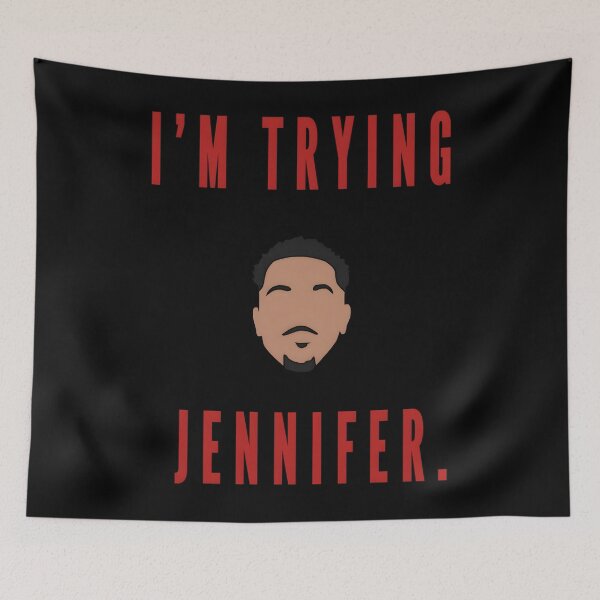 Item preview, I&x27;m Trying Jennifer CJ Mccollum Tweet 	 		 designed and sold by xguryukea93.