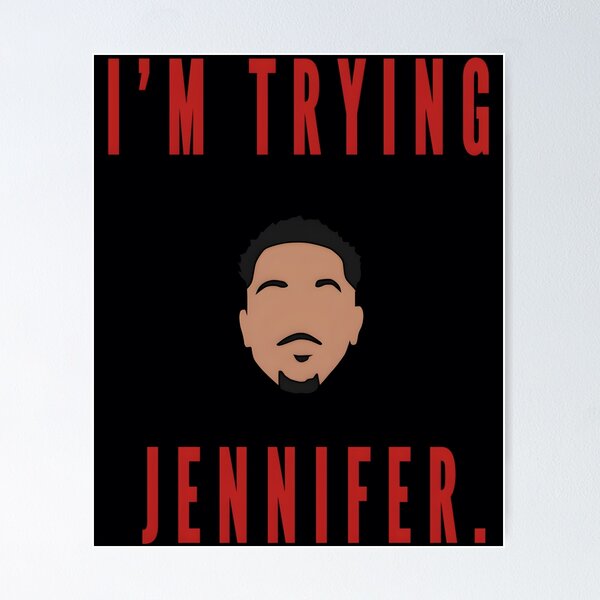 Item preview, I&x27;m Trying Jennifer CJ Mccollum Tweet 	 		 designed and sold by xguryukea93.