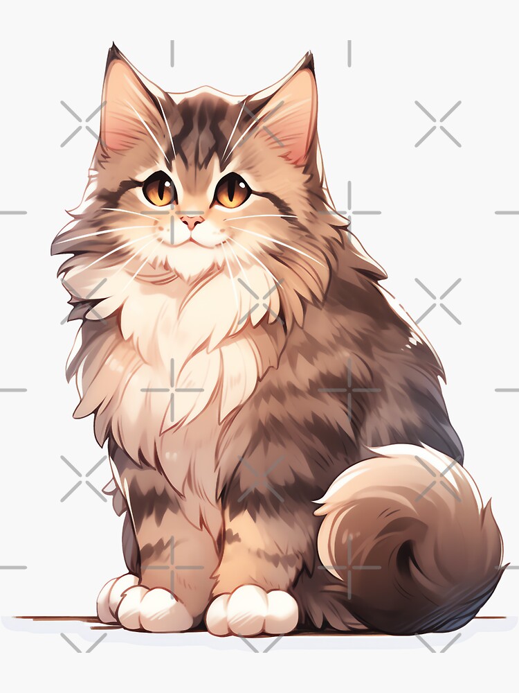 Cute Wild Cat Sticker Set – Shinepaw Design