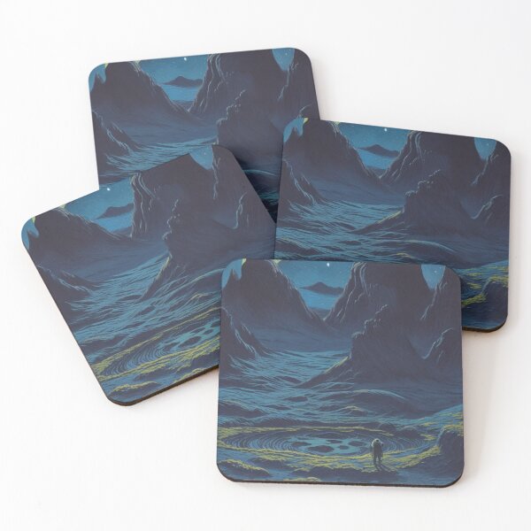 Item preview, Moon landscape new planet designed and sold by Starry night Cherry blossom.