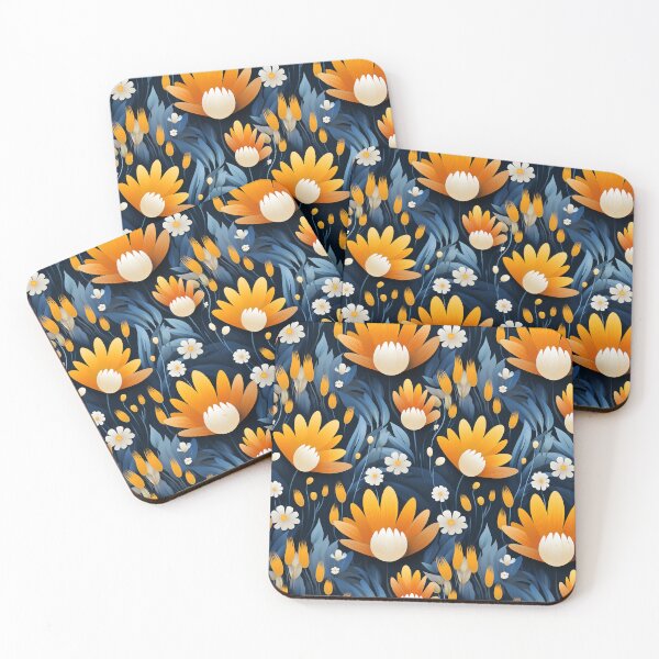Item preview, Sunflor Dance: Monet & Mondrian Inspired Vibrant Pattern - N 25 designed and sold by Moisky Patterns.
