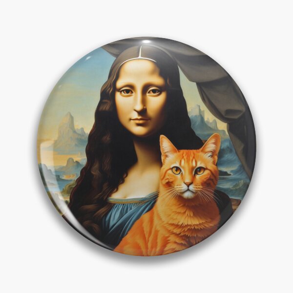 Aperçu de l'œuvre Classique et chat : le compagnon insolite de la Joconde créée et vendue par Grapdega.