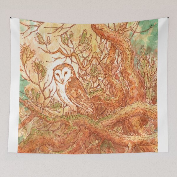Item preview, Barn Owl - Watercolour designed and sold by Brett Miley.