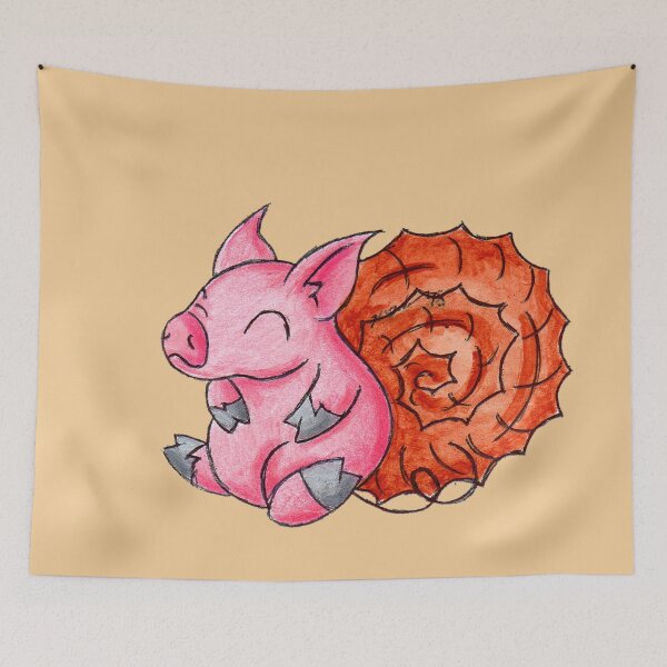 Item preview, Ammonite Piggy designed and sold by KOKeefeArt.