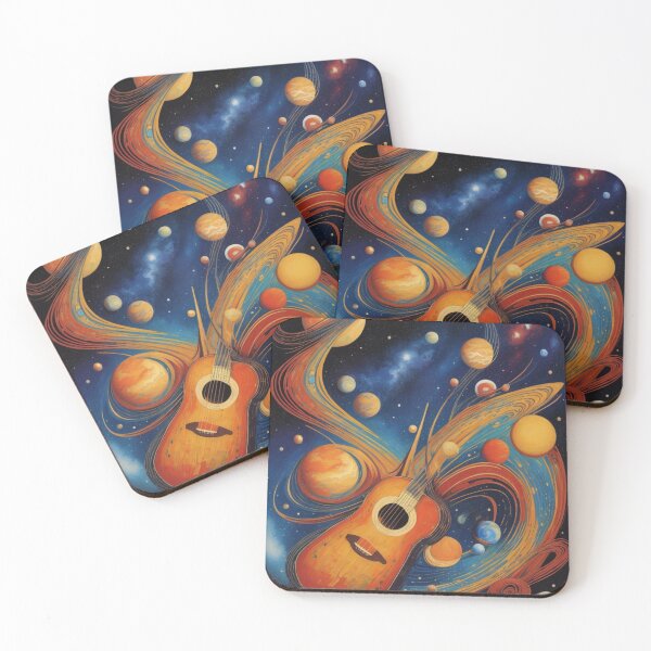 Item preview, Guitar strings Music of the universe designed and sold by Starry night Cherry blossom.
