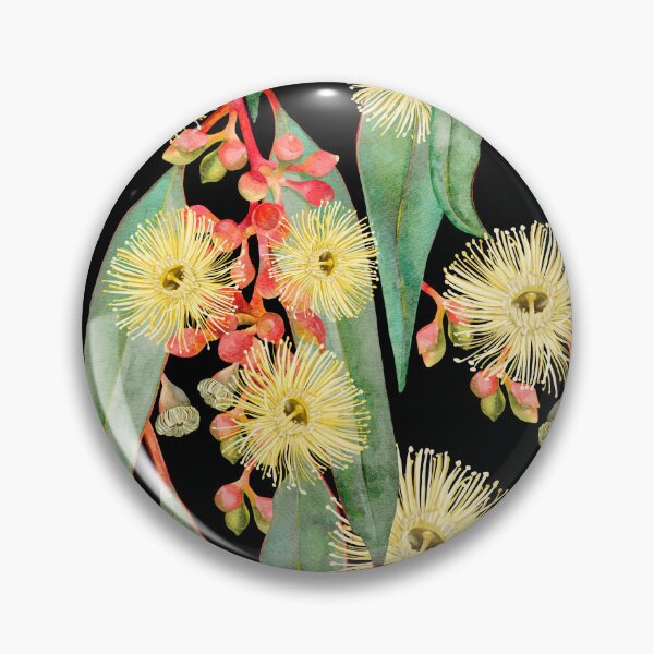 Item preview, Bush Gum Floral Blooms - Elegant Black designed and sold by Sketchbook Designs.
