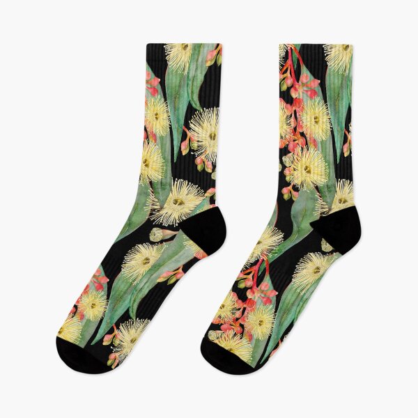 Item preview, Bush Gum Floral Blooms - Elegant Black designed and sold by Sketchbook Designs.