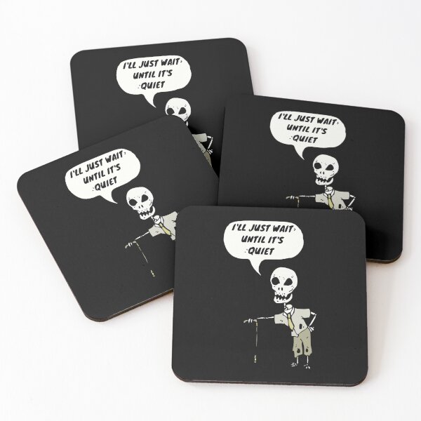 Item preview, I'll Just Wait Until It's Quiet Skeleton Teacher	 designed and sold by xguryukea93.