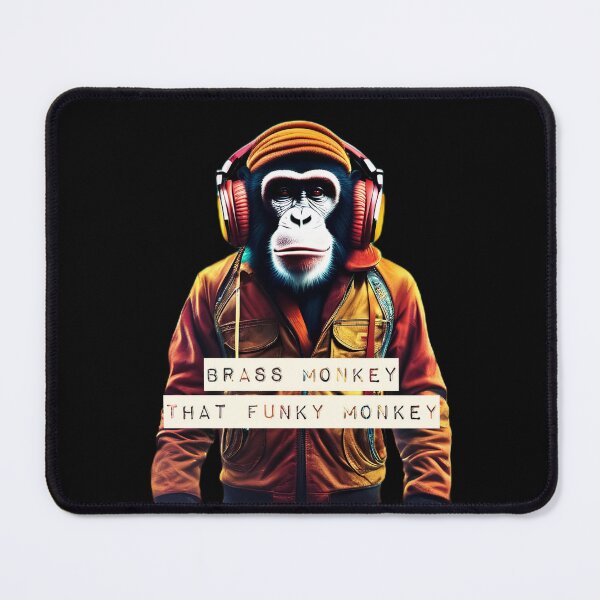 Item preview, brass monkey with music headphone designed and sold by skenningtonFX.