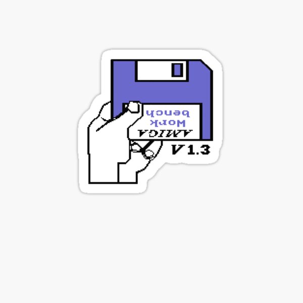 Artikel-Vorschau von Retro-Videospiele Commodore Amiga Workbench Einlegediskette, designt und verkauft von JAMESEAING.