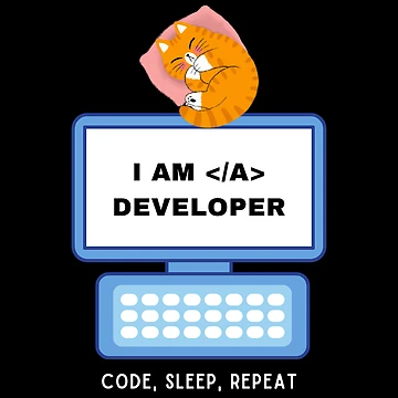 Artwork thumbnail, Code Sleep Repeat - Coder Humour by GiftMonkey