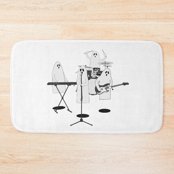 Item preview, Sheet Ghost Band Black and White Ghost Rockers designed and sold by limitLIS.