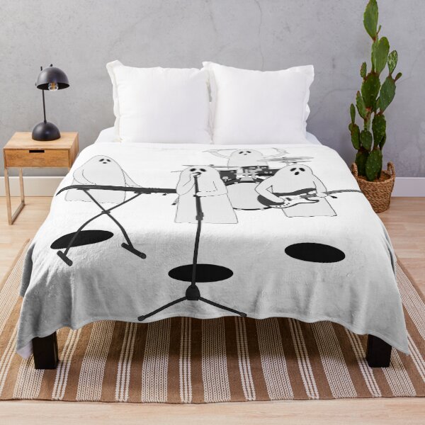 Item preview, Sheet Ghost Band Black and White Ghost Rockers designed and sold by limitLIS.