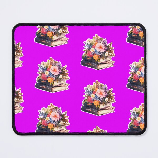 Item preview, Flowers above Books Botany and Literature Sticker and Shirt Design by ZeesDesign designed and sold by ZEESDESIGN.