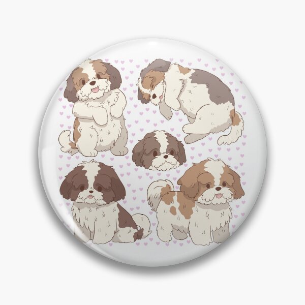 Item preview, Cute shih tzu pattern  designed and sold by Yaragold.