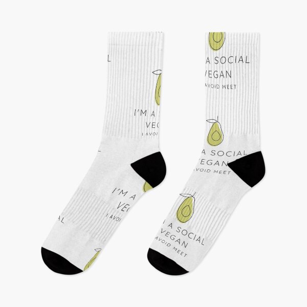 Item preview, I'm a social vegan, I avoid meet designed and sold by SANNIGHT.
