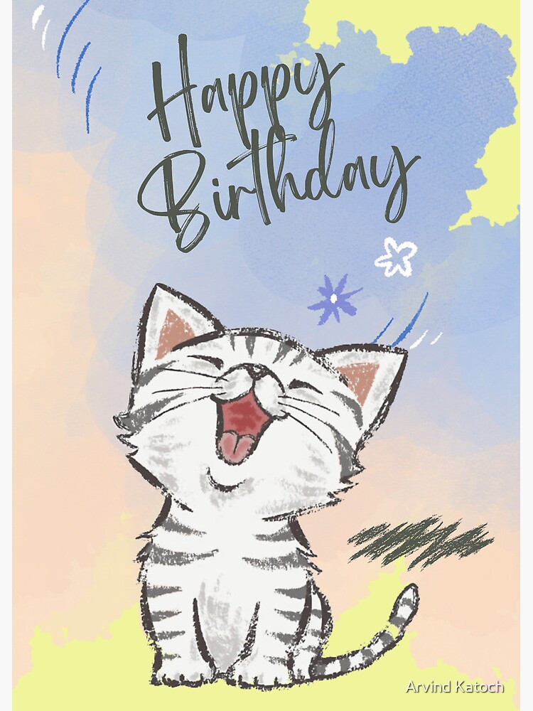 Happy Birthday Tatum: Tatum Happy Birthday GIFT . Sketchbook Cute Cat on  cover. Large Unlined Blank Papers For Sketching, Drawing & Doodling ,110   Crayon Coloring and colored pencil drawing : SKETCHBOOK