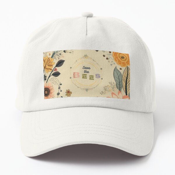 Aperçu de l'œuvre Sauvez les abeilles - Illustration florale Boho créée et vendue par MimiWaWa.