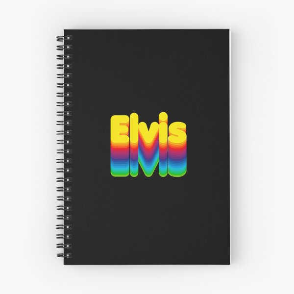 Item preview, Rainbow Layers Elvis Name Label (Black) designed and sold by NafilNafiz.