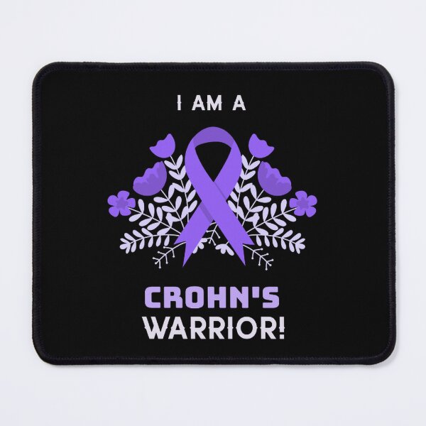 Item preview, Crohns warrior! - Support Crohns and colitis inflammatory bowel disease designed and sold by Rodayna Elnaggar.